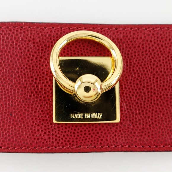 Celine Mantel Chain Belt in Red/Gold Leather for Women - Picture 11 of 16